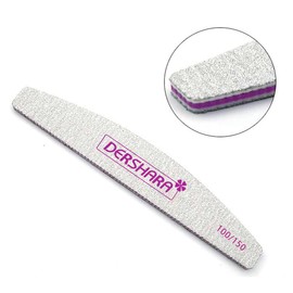 Professional Nail File Double Sided Grit 100/150 Buffer Emery Board Manicure Tools for Nail Grooming and Styling, Acrylic Gel Nail Buffer File Block Nail Polisher - 15 Pcs (100/150)