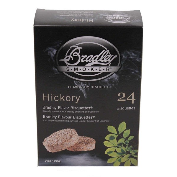 Bradley Smoker BTHC24 BTHC24-Flavor Bisquettes-Hickory 24Pk, One Size, Multi