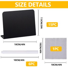 15 Chalkboards for Labelling, Price Tags, Mini Chalkboard, Catering Buffet Signs, Small Boards for Price Tags, Bakery, Cafe, Wedding Table, Party Board, Kitchen Decoration