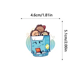 138Pcs Object Show Stickers, Cute Cartoon Waterproof Vinyl Decals for Water Bottle, Laptop, Skateboard, Helmet, Car Award Motivational Decals Perfect Pickleball Gifts for Kids,Teens,Adults