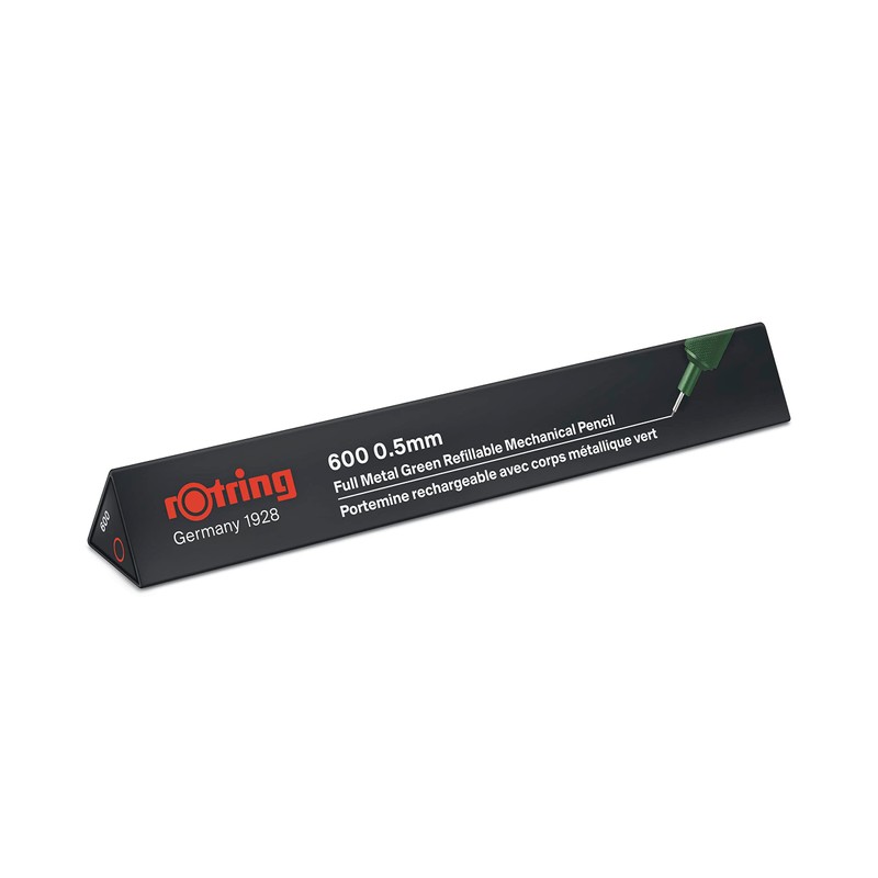 rOtring 1904444 600 Mechanical Pencil, 0.7 mm, Silver Barrel