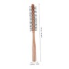Healeved 1Pc Cylinder Comb for Curly Hair Styling Wooden Barbershop