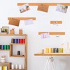 Uanchu Cork Strips Bulletin Bar Strips Pin Board Bar Strips