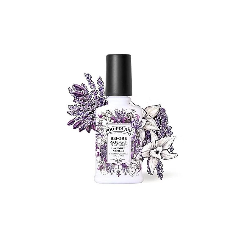 Poo-Pourri Poo Pourri Lavender Vanilla Toilet Spray Deodorizer 4 Fl
