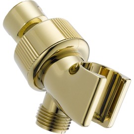 Delta Faucet U3401-PB-PK Adjustable Shower Arm Mount, Polished Brass,0.5
