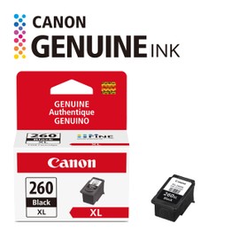 Canon PG-260 XL Genuine Black Ink Cartridge, Compatible with TS5320/6420/6420a,TR7020/7020a