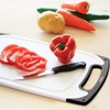 Kitchen Plastic Cutting Board Set - Dishwasher Safe Non-Slip Cutting