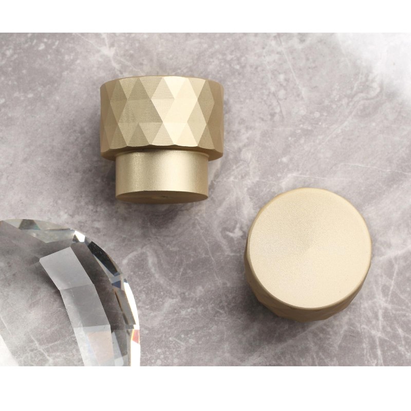 CILEYTION Cabinet Knobs Gold Drawer Knobs - 10 Pack of