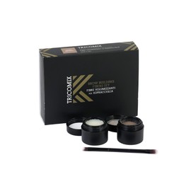 Tricomix Brow Dark Brown 1.2 g + 2 g - Volumising Eyebrow Fibres for Eyebrows - Dark
