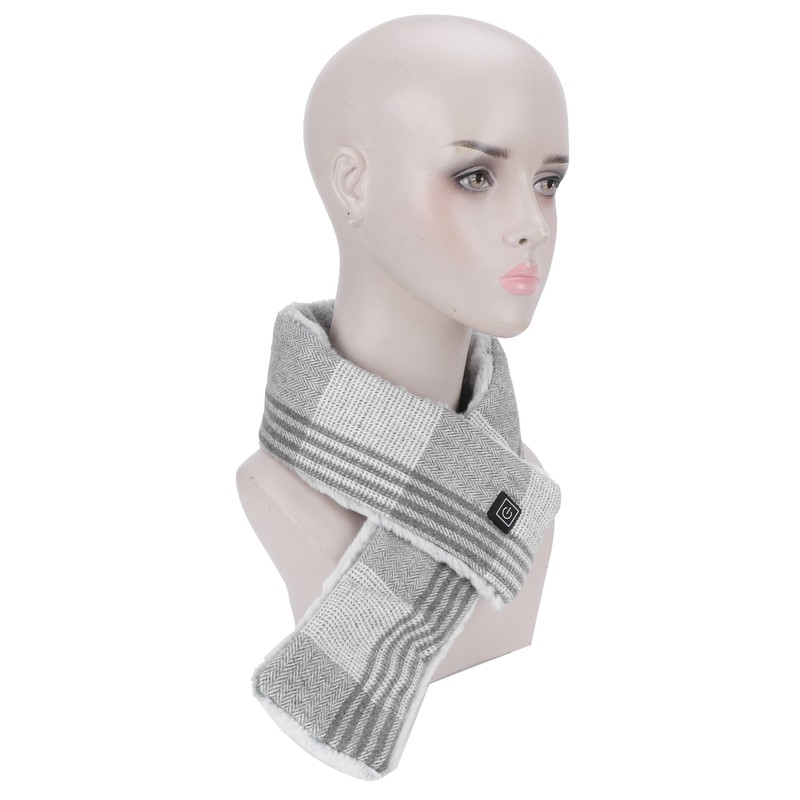Electric Heated Scarf USB Smart Neckerchief Washable Warm Neck Gaiter