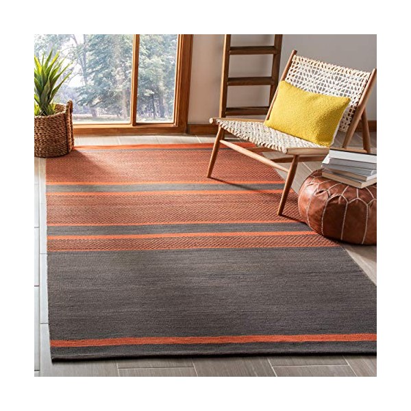 Safavieh Kilim Collection KLM952C Handmade Flatweave Wool Area Rug, 5'