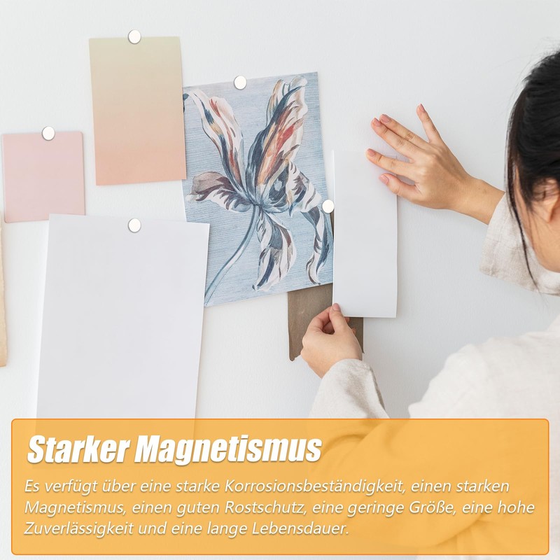 Pack of 120 Small Magnets Strong 7 x 2 mm