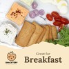 Snacktery Sesame Melba Toast Crackers - All Natural Thin and