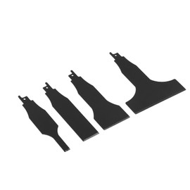 Scraping Tool Attachment, 4PCS Reciprocating Saw Scraper Blade Multifunctional High Carbon Steel Tile Cleaning Tools for Reciprocating Saw