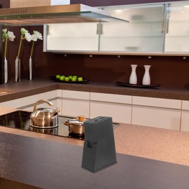 POPETPOP Knives Storage Block without Knives Universal Knives Holder Countertop Butcher Block Knives Stand Knives Storage Holder for Home Restaurant Kitchen