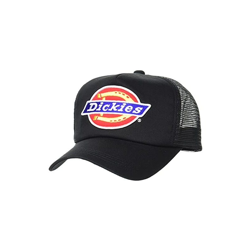 Dickies Standard Mesh Cap, All black × colorful logo