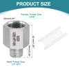 sourcing map Pipe Fitting Reducing Adapter, 1/4" NPT Male x