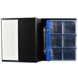 PELLER'S Scrapbook for 60 coins: 10 coin sleeves, 55 x 55 mm squares. For coins with a diameter of 48 mm. Coin album S.