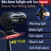 Wireless Bicycle Anti Thief Alarm Rear Tail Light With Turn