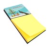 Caroline's Treasures Indian Peacock Peafowl Christmas Sticky Note Holder, Multicolor