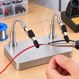 Magnetic Soldering Helping Hands for PCB Repair – Flexible Adjustable Arms for Precise Electronics Soldering and DIY Workbench Projects