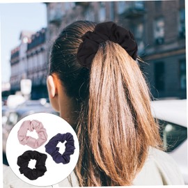 FOMIYES 3pcs Satin Hair Scrunchies Women Hair Accessories Elastic Hair Ties for Ponytail Half-up Styles