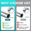 Clothes Hanger Reaching Hook, 37" to 64" Clothes Hook Pole