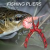 Fishing Pliers Saltwater Resistant Fishing Gear, Tungsten Carbide Cutters, Split
