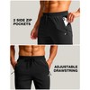 Pudolla Mens Long Joggers Tall with Zipper Pockets Tall Men