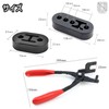 NABESHI Muffler Hanger, Rubber, Muffler Hanger Pliers, Muffler Bush, Removal,