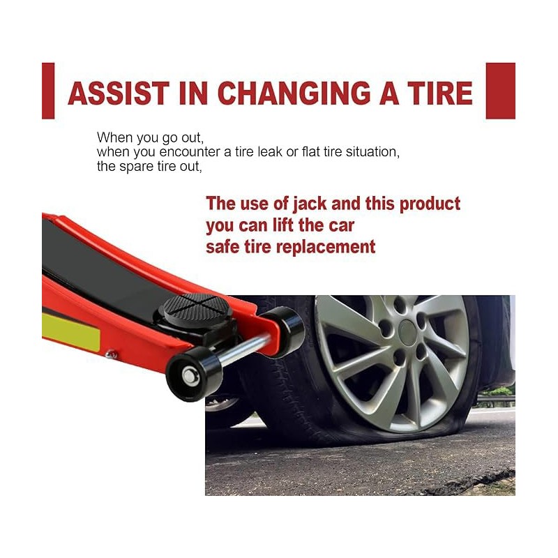 1 Pack Universal Floor Jack Pads, Jack Pad Adapter Pinch