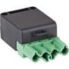 Coupling 4-Pin Green/Black, 250/400V, 16A System Wieland
