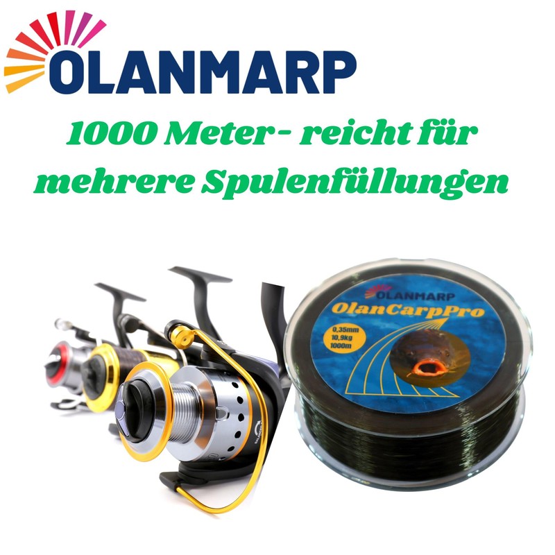 Olanmarp Monofilament Target Fish Line 1000 m - Nylon Fishing