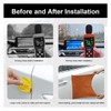 Double Layer Car Door Seal Strip 52.5ft, B-Shape Rubber Weather