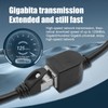 Cable de extensión Ethernet CAT6, cable RJ45 de 90 grados,