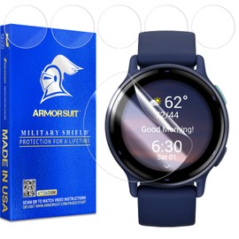 ArmorSuit 6 Pack for Garmin Vivoactive 5 Screen Protector MilitaryShield HD Clear Film - Made in USA