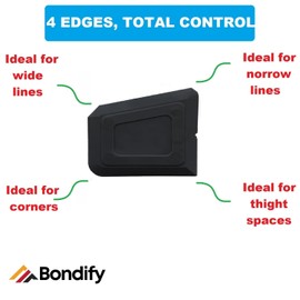 BONDIFY Waterproof Black Grout Ready Mixed, Grout Repair Kit, 360g x 2PCs, FAST DRYING, EXTRA VOLUME Anti Mould Black Tile Grout for Shower, Bathroom, Kitchen, Quick Drying Tile Gap Filler Ready Mixed