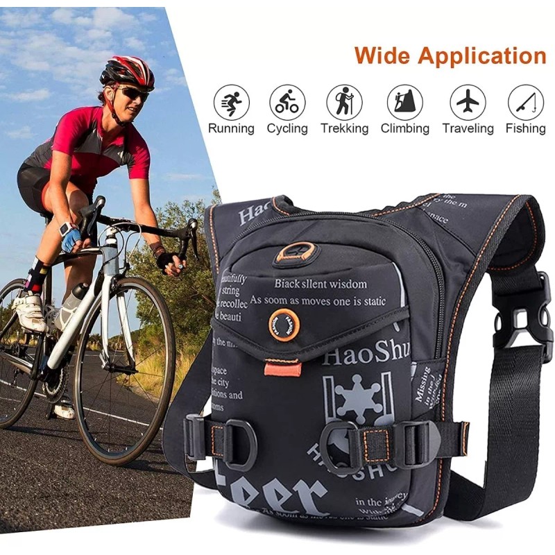 Pokachila Mochila Piernera Riñonera Pechera Hombre Nailon Impermeable