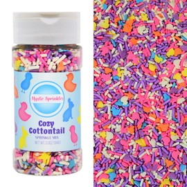 Mystic Sprinkles Easter Sprinkle Mixes (Cozy Cottontail Sprinkle Mix 3.3oz)