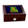 ExpressItBest Premium Desktop Humidor - Glass Top -US Army 91st