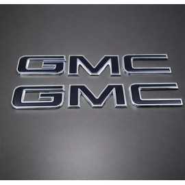 GMC NEW Front & Rear Emblem Chrome kit For 2019 - 2025 GMC Sierra 1500 2500HD 3500HD