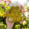 Bird Feeder in Honeycomb Design in Gold