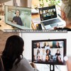 Web Camera, Webcam, HD 1080P, 80° Wide Angle Eye-Level Alignment,