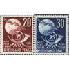 Franz. Zone-Rheinland Palatine 51-52 (complete.issue.) tested fine used/cancelled 1949 UPU