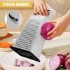 VMUTGA Square Grater, Cheese Grater, Stainless Steel, Hand Grater, Slicer,