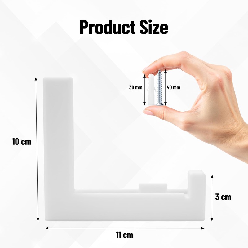 Wall Mount for AVM Fritz!Box 5690 Pro, Router Holder Wall