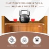 EFUTURETIME Pack of 120 Shelf Brackets Diameter 7.3 mm with