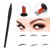 10pcs 12F Microblading Pen Home Salon Ergonomic Disposable Manual Eyebrow