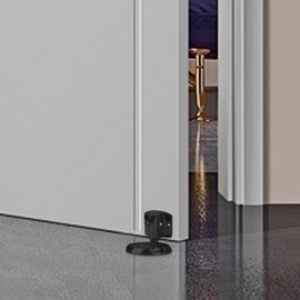 Floor Door Stopper - Adjustable Door Slam Stopper - Wall Protector, Ground Holder, Architectural Hardware for Kitchens Bedrooms