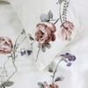 Lemfux White Floral Duvet Cover, Duvet Cover Set, 3 Piece,